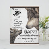 私の息子への贈り物、母と息子、息子へのラブレター メニュー (スタンド正面)