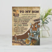 私の息子への贈り物，虎の愛好家，パパから息子への手紙 シーズンカード (スタンド正面)