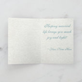 『私の息子へ』結婚のカード カード (内部)