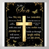 私の息子ギフトには、蝶の恋人、フローラの息子の手紙 ポスター (正面)