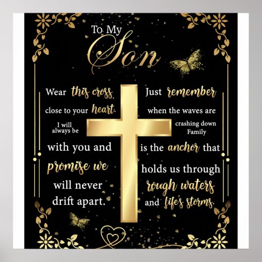 私の息子ギフトには、蝶の恋人、フローラの息子の手紙 ポスター (正面)