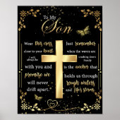 私の息子ギフトには、蝶の恋人、フローラの息子の手紙 ポスター (正面)