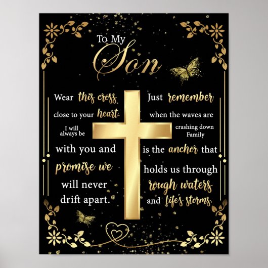 私の息子ギフトには、蝶の恋人、フローラの息子の手紙 ポスター (正面)