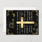 私の息子ギフトには、蝶の恋人、フローラの息子の手紙 案内ポストカード (正面/裏面)