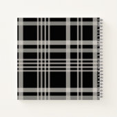 私の息子バッファロープレイドの木フェイクの写真への手紙 ノートブック (裏面)