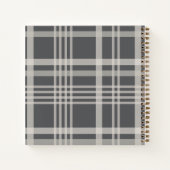 私の息子バッファロープレイドの木フェイクの写真への手紙 ノートブック (裏面)