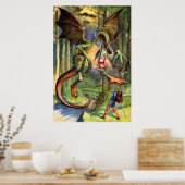 私の息子、ジャバーウォッキーに注意 ポスター (キッチン)