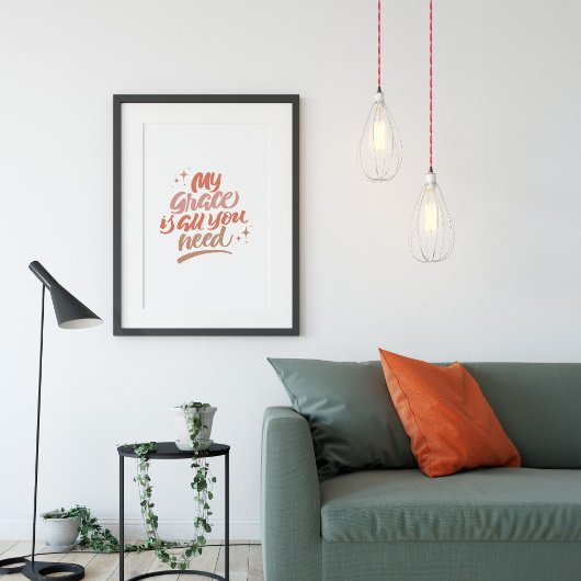 私の恵みは必要なものばかりだ ポスター