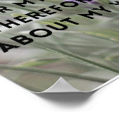 私の恵みは聖書やる気を起こさせるの詩のポスター ポスター (角)