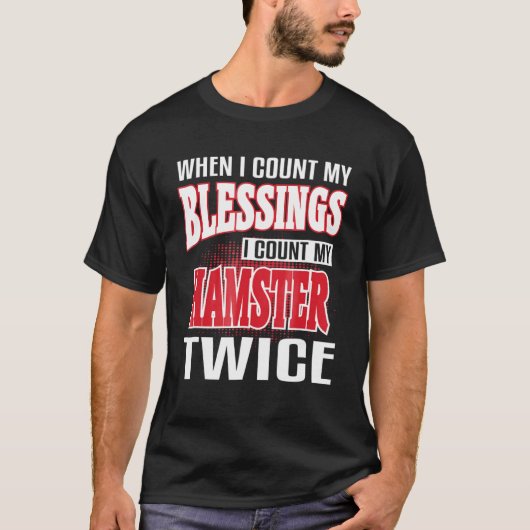 私の恵みを2回数えると Tシャツ (正面)