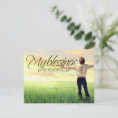 「私の恵み」モチベーション確認 ポストカード (スタンド正面)