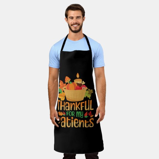 私の患者に感謝の日spe秋 エプロン (着用した状態)