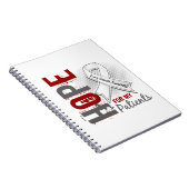 私の患者の肺癌のための希望 ノートブック (右側)