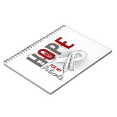 私の患者の肺癌のための希望 ノートブック (左側)