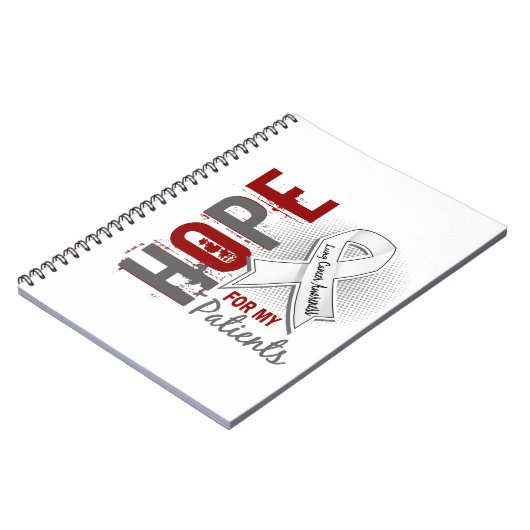 私の患者の肺癌のための希望 ノートブック (左側)