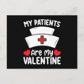 私の患者は私のバレンタインデーナース愛 ポストカード (正面)