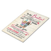 私の悩みに。私たちは長い間友達だった ノートパッド (アングル)