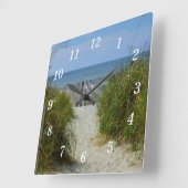 私の悩みの壁遠くに時計を取る スクエア壁時計 (傾斜)