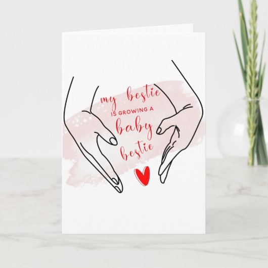 私の悩みは妊娠中のカーパーソナライズされたドだ カード (正面)