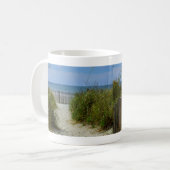 私の悩みをコーヒーマ遠くにグで飲む コーヒーマグカップ (正面左)