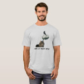 私の悪い気分はカラスを引き付けています Tシャツ (正面フル)