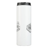 私の情熱は、ハイキング、山、歩くブーツ タンブラー (裏面)