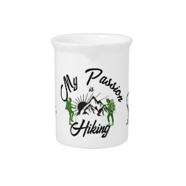 私の情熱は、ハイキング、山、歩くブーツ ピッチャー