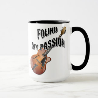 私の情熱- Archtopのギターのマグ--を見つけました マグカップ