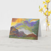 私の惑星の挨拶状 カード (黄色い花)