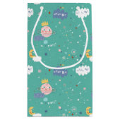 私の惑星は大きな小さな1つのパターンを夢見る スモールペーパーバッグ (裏面)