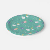 私の惑星は大きな小さな1つのパターンを夢見る ペーパープレート (アングル)