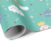 私の惑星は大きな小さな1つのパターンを夢見る ラッピングペーパー (ロールコーナー)