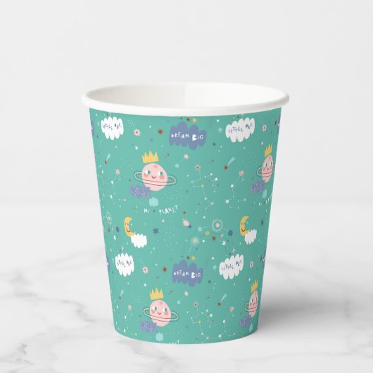 私の惑星は大きな小さな1つのパターンを夢見る 紙コップ (左)