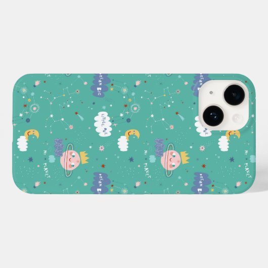 私の惑星は大きな小さな1つのパターンを夢見る Case-Mate iPhoneケース (裏面 (横))