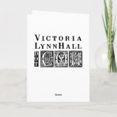 私の想像上の友人よりも良いヴィンテージ写真 カード (裏面)