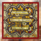 私の意志ではない、しかしテネは行われる（ルカによる福音書第22章42節） ウィンドウサイン (シート2)