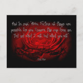 私の意志ではなく、あなた方の行われるマーク14:36聖なる書物、 経典 シーズンポストカード (正面)