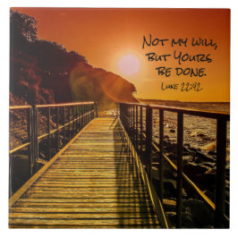 私の意志ではなく、あなた方の行われるルカ22:42聖なる書物、 経典 タイル