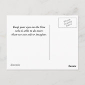 私の意志ではなく、あなた方の行われるルカ22:42聖なる書物、 経典 ポストカード (裏面)