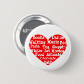 私の愛するもの 缶バッジ (正面&裏面)