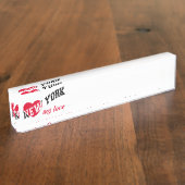 私の愛するニューヨーク デスクネームプレート (側面)