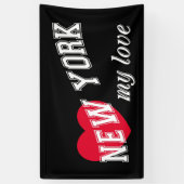 私の愛するニューヨーク 横断幕 (縦)