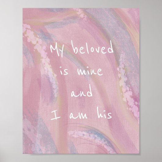 私の愛するボホの水の色のクリスチャンのポスター ポスター (正面)