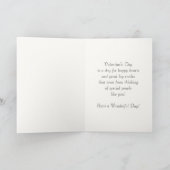 私の愛する人に。バレンタイン シーズンカード (内部)