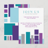 私の愛する人のユダヤ教式のウェディングパーティーカード 招待状 (正面/裏面)