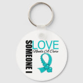 私の愛する人はキュアトゥレット症候群を必要とする キーホルダー (正面)