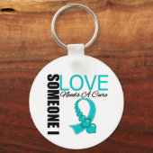 私の愛する人はキュアトゥレット症候群を必要とする キーホルダー (正面)