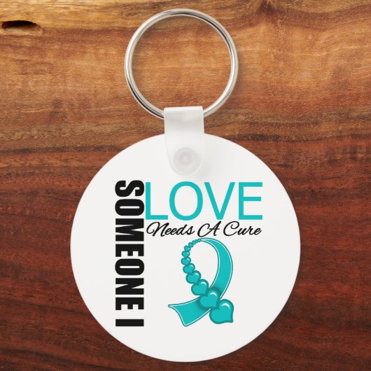 私の愛する人はキュアトゥレット症候群を必要とする キーホルダー (正面)