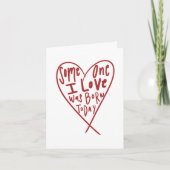 私の愛する人は生まれ今日 サンキューカード (正面)