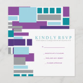 私の愛する人への結婚式招待返信カード 出欠カード (正面/裏面)